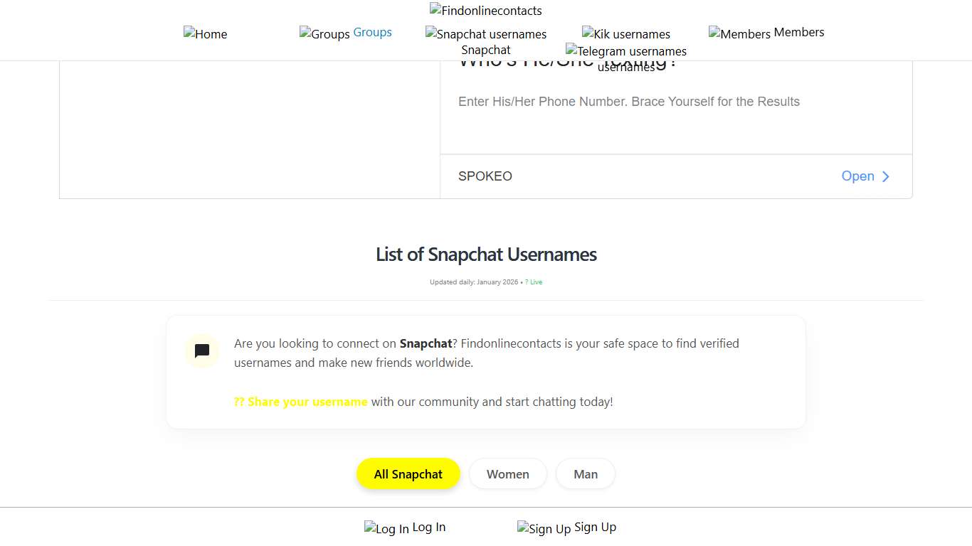 Snapchat usernames list 2026: Find active friends to add